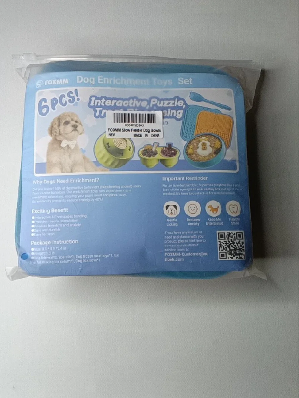 6 Pcs 🐶 Dog Enrichment Toys Set